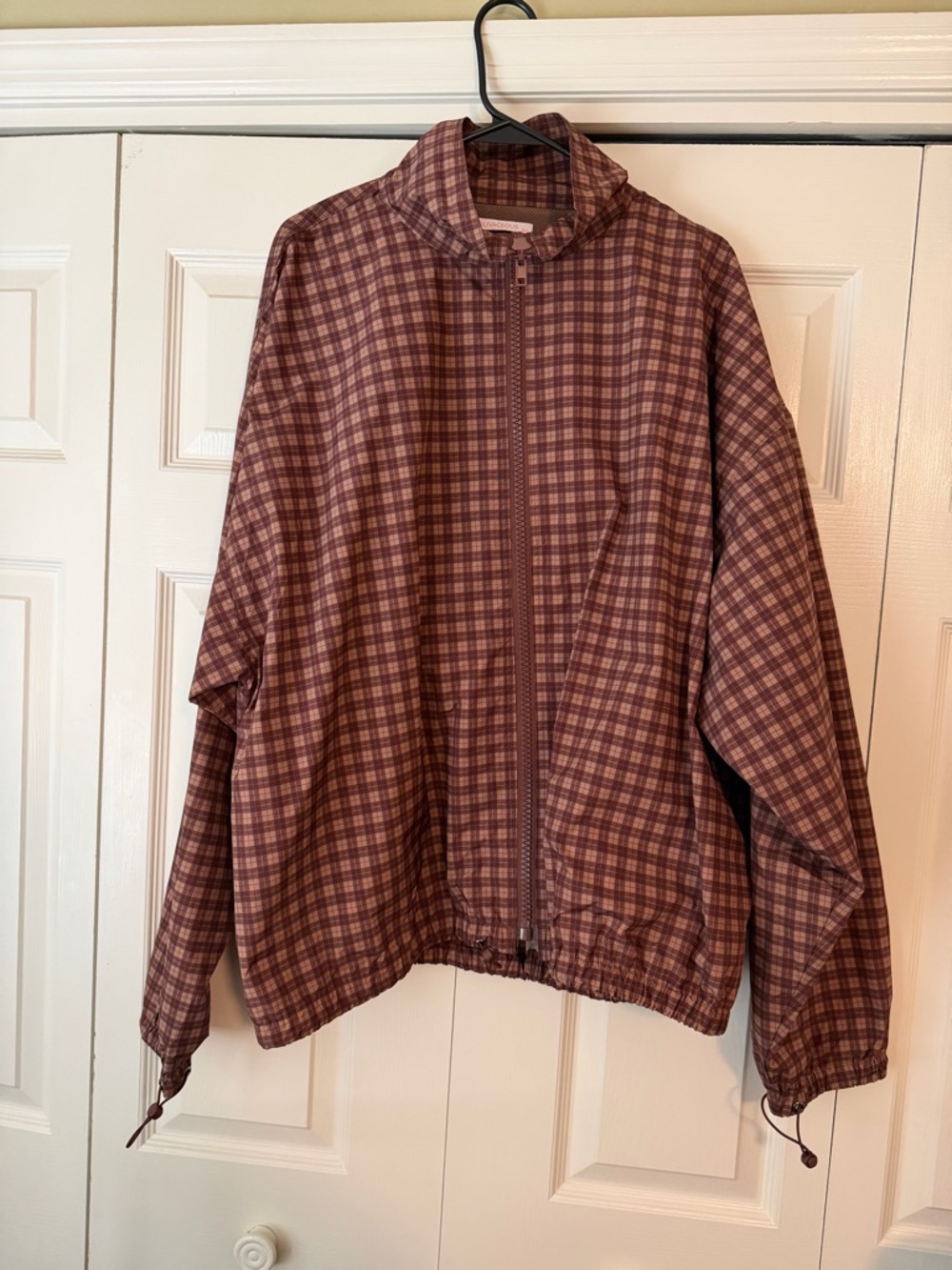 Gingham Windbreaker